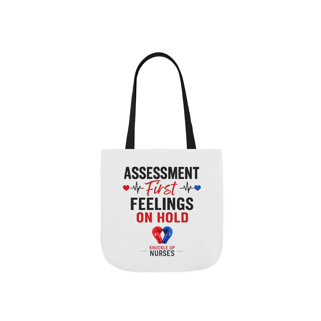Assessment First. Feelings On Hold – Ultimate Nurse Shift Set (Shirt + Mug + Tote)