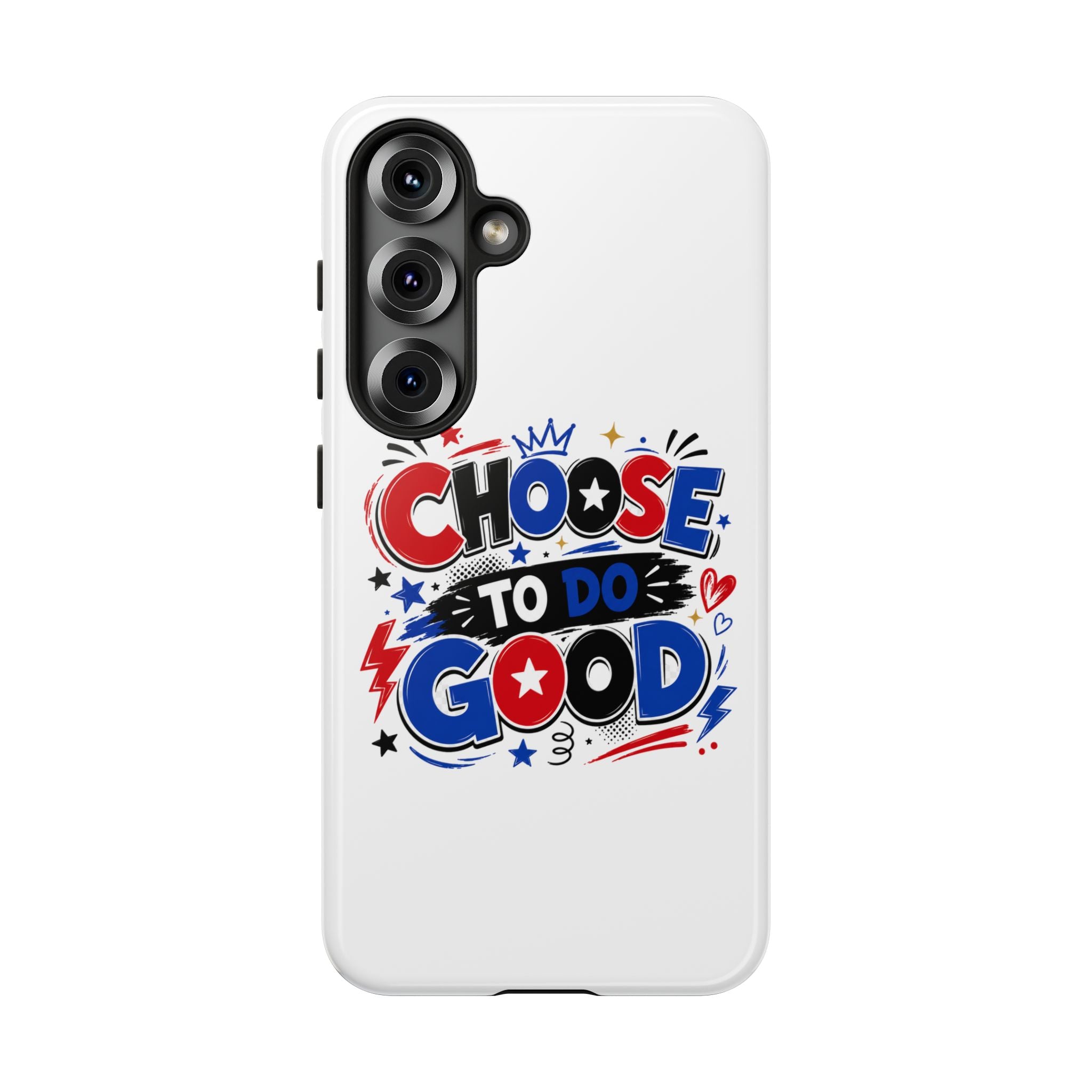 Boys Choose To Do Good Inspirational Tough Phone Case – Glossy or Matte