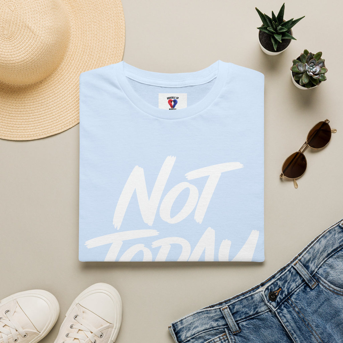 Not Today Unisex Softstyle T-Shirt | Bold Everyday Statement Shirt