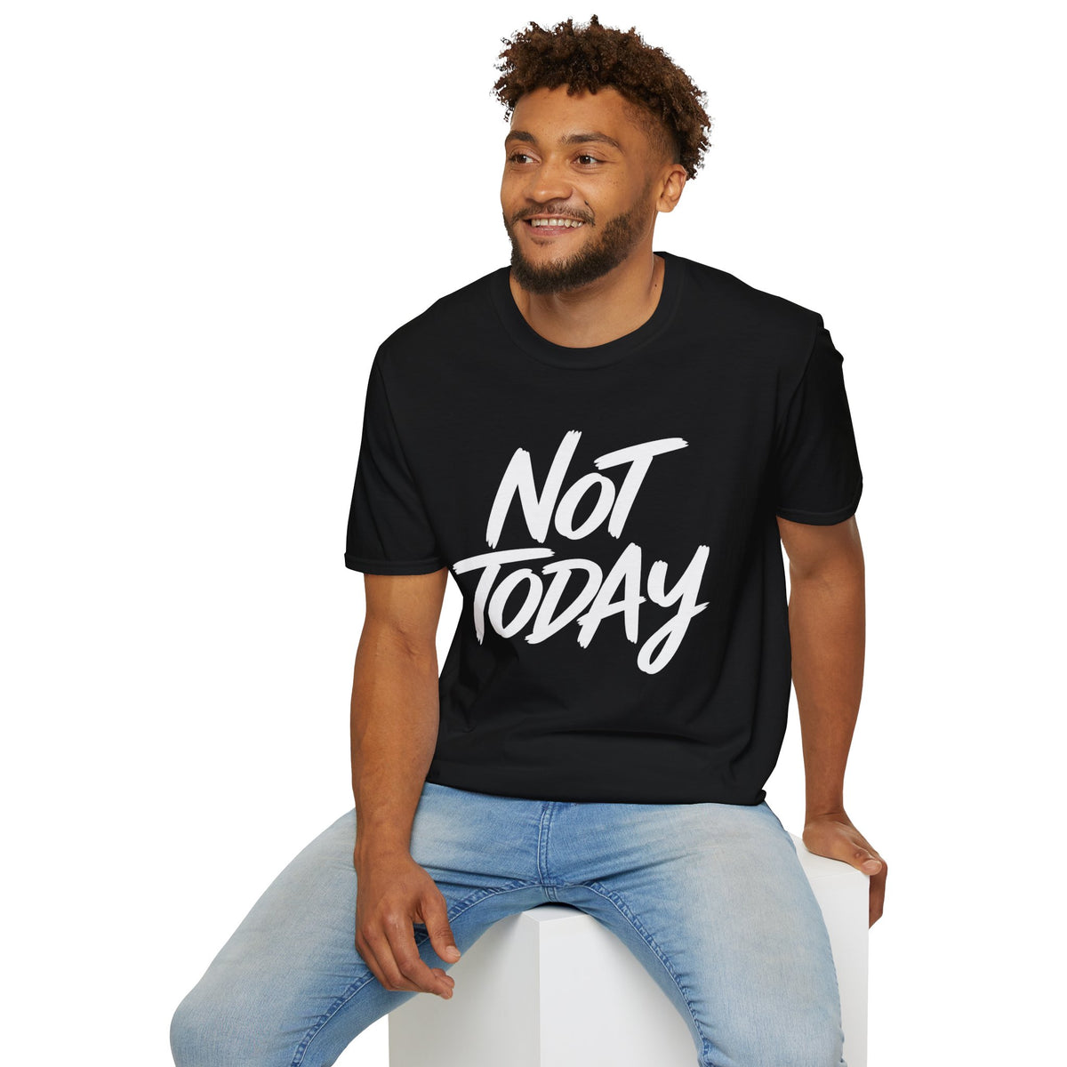 Not Today Unisex Softstyle T-Shirt | Bold Everyday Statement Shirt