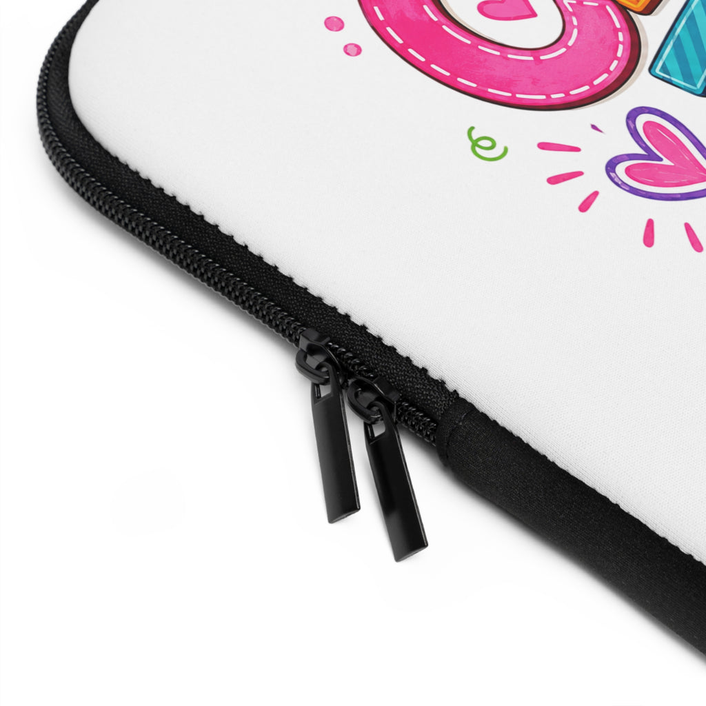 Girls Choose To Do Good Inspirational Positive Message 13-Inch Laptop Sleeve – Knuckle Up Kids