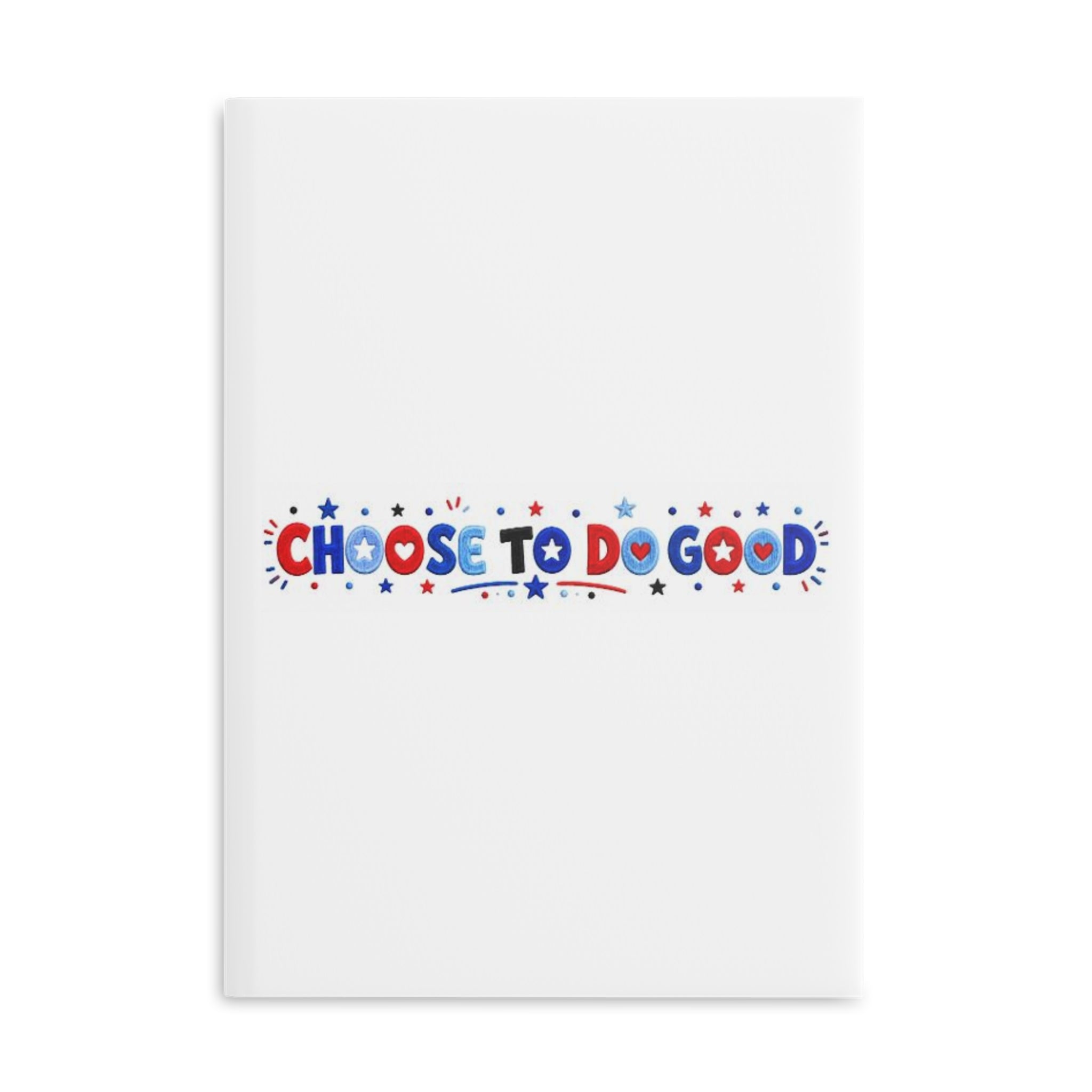 Choose To Do Good Boys Puffy Hardcover Notebook – Knuckle Up Kids
