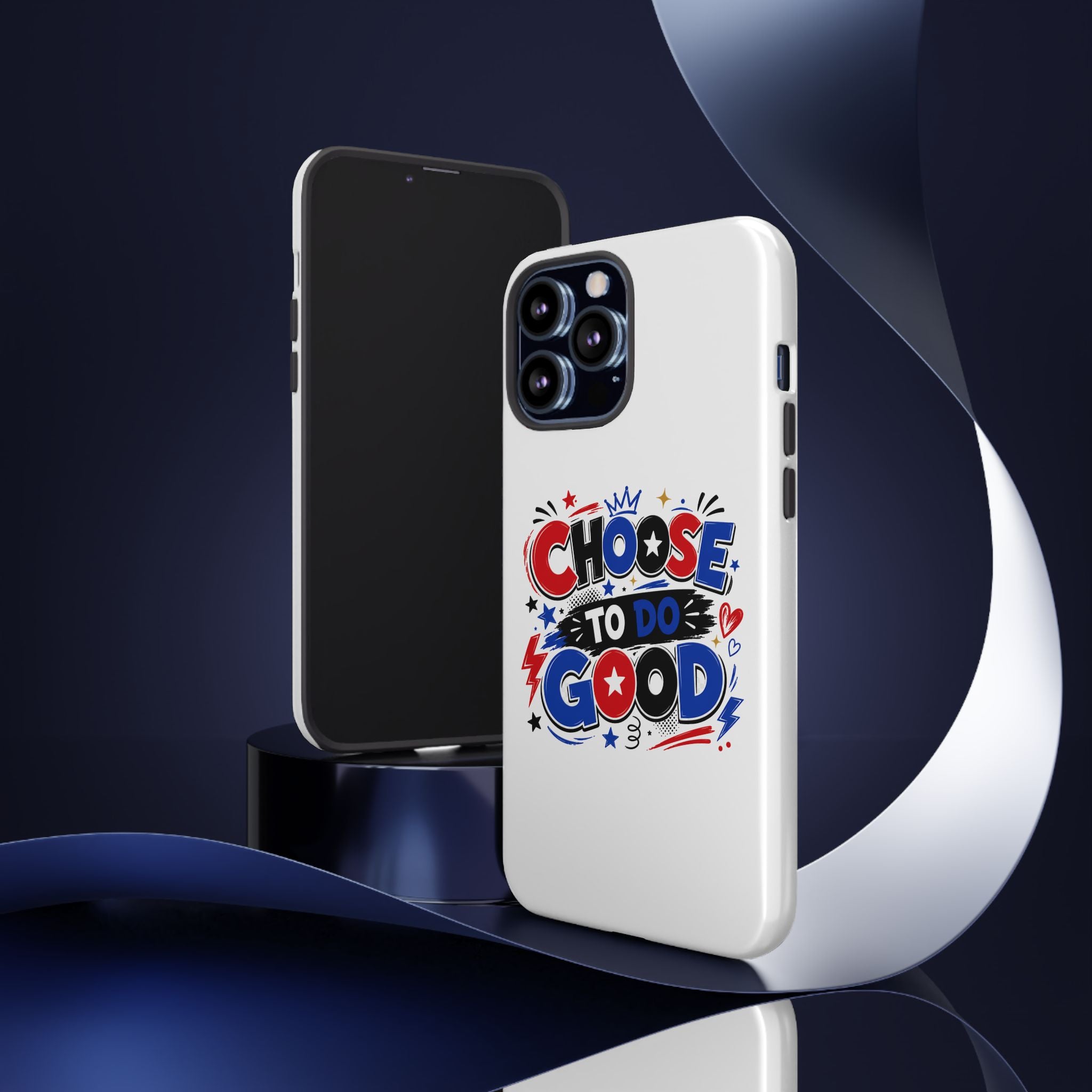 Boys Choose To Do Good Inspirational Tough Phone Case – Glossy or Matte