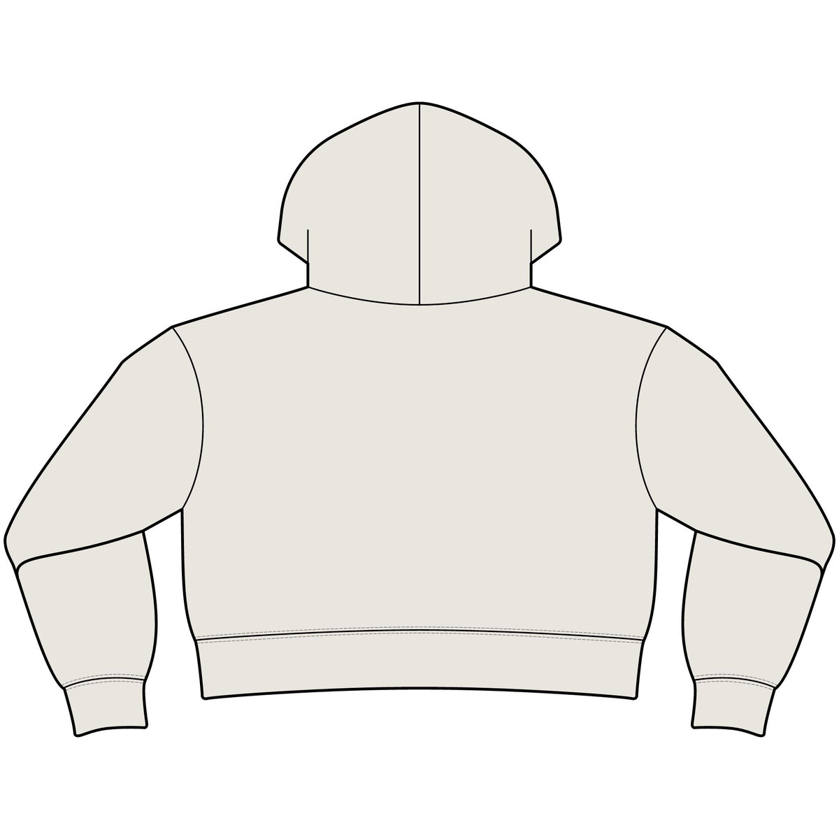 Knuckle Up Nurses Women’s Relaxed Crop Zip Hoodie