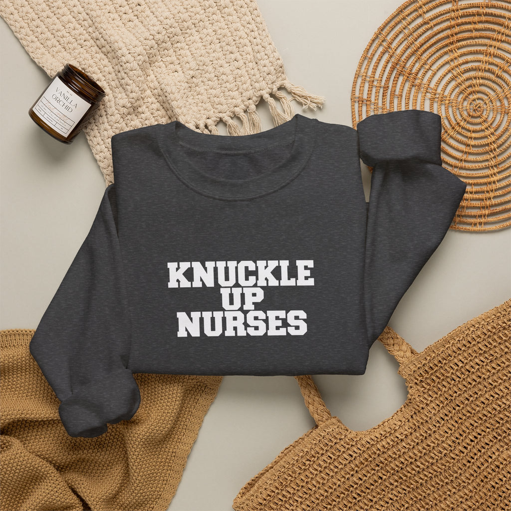 Knuckle Up Nurses Unisex Crewneck Sweatshirt