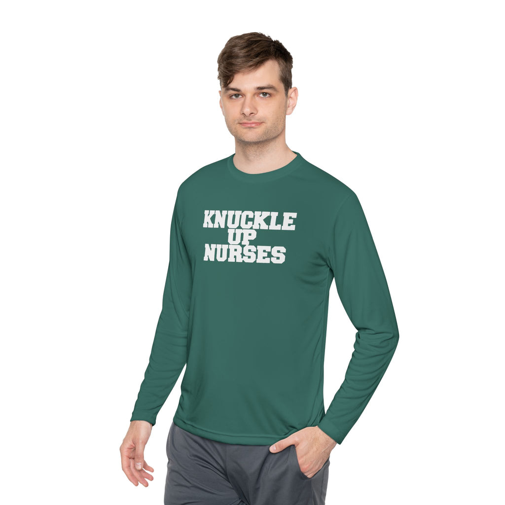 Knuckle Up Nurses Lightweight Performance Long-Sleeve Tee