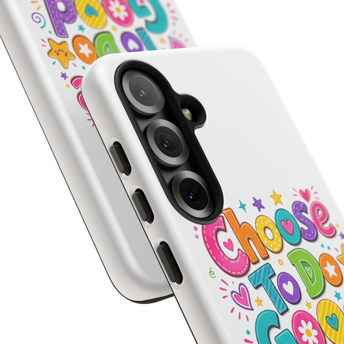 Girls Choose To Do Good Inspirational Tough Phone Case – Glossy or Matte