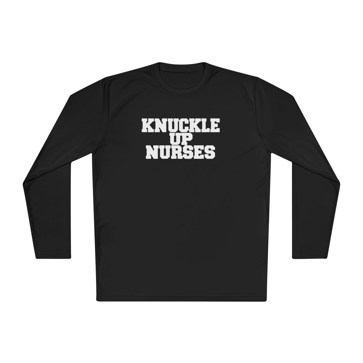 Knuckle Up Nurses Lightweight Performance Long-Sleeve Tee
