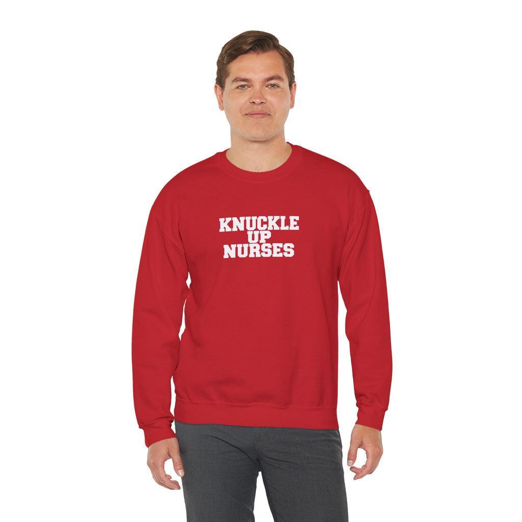Knuckle Up Nurses Unisex Crewneck Sweatshirt