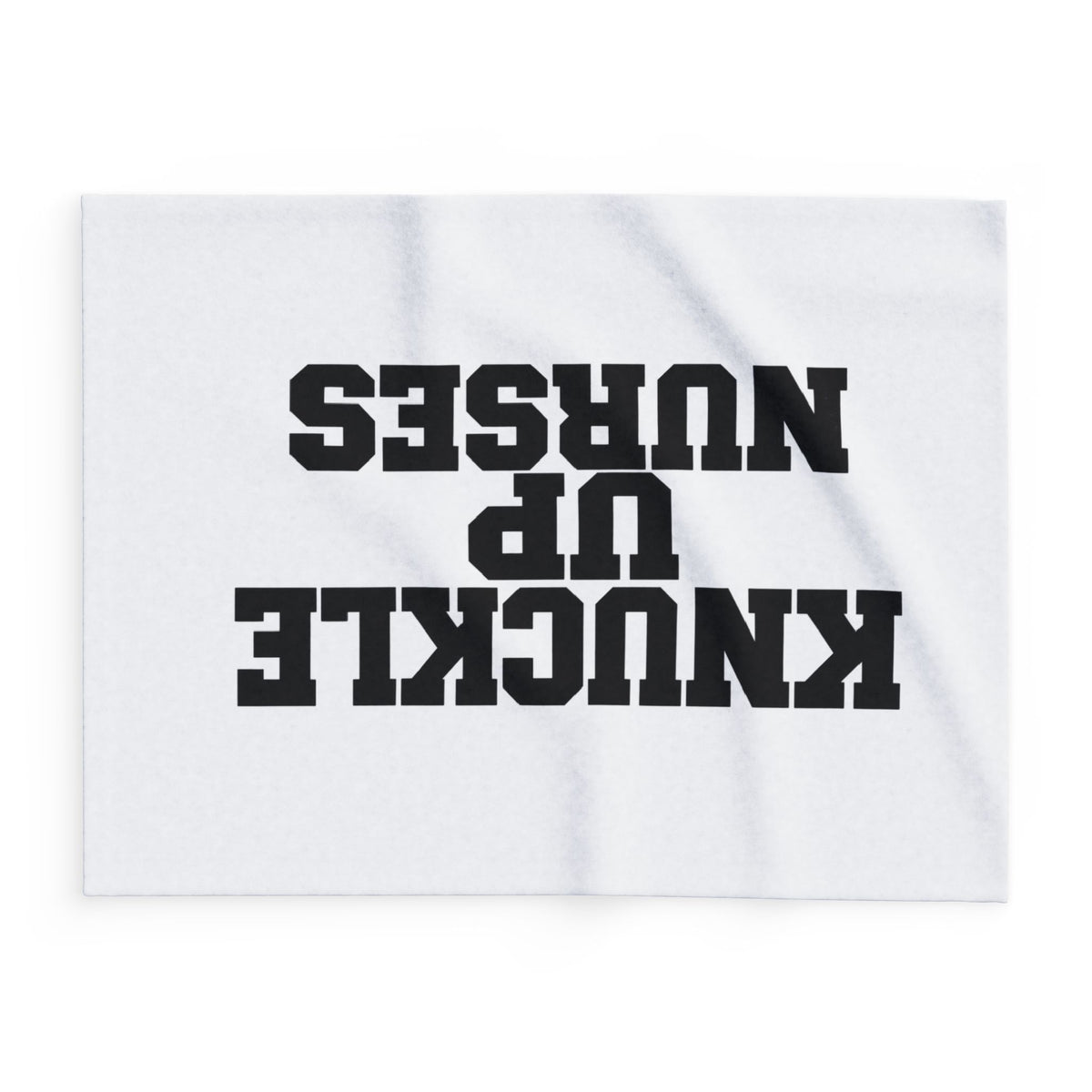 Knuckle Up Nurses Arctic Fleece Lap Blanket
