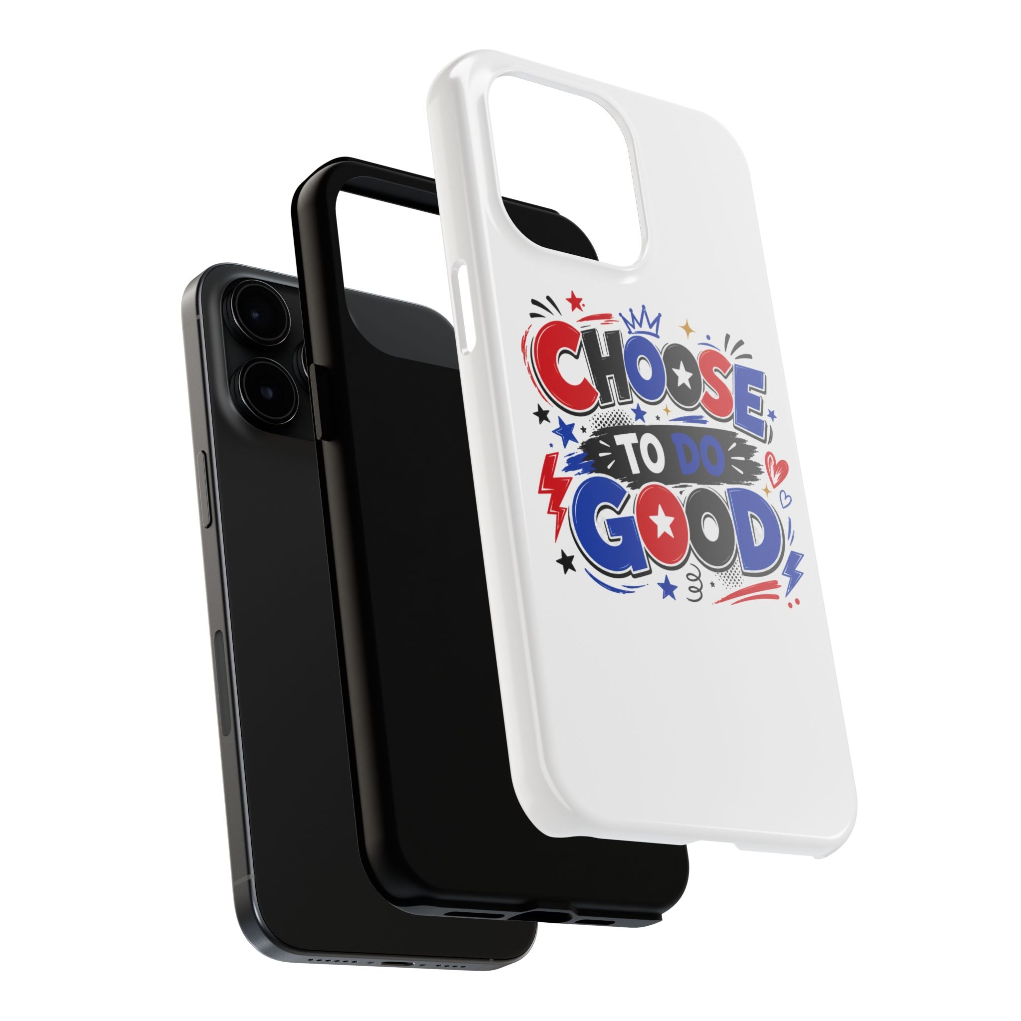 Boys Choose To Do Good Inspirational Glossy Tough Phone Case