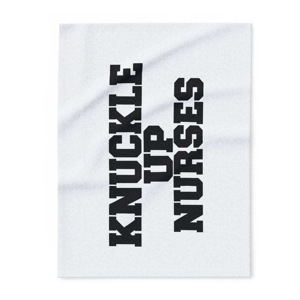 Knuckle Up Nurses Arctic Fleece Lap Blanket