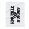 Knuckle Up Nurses Arctic Fleece Lap Blanket