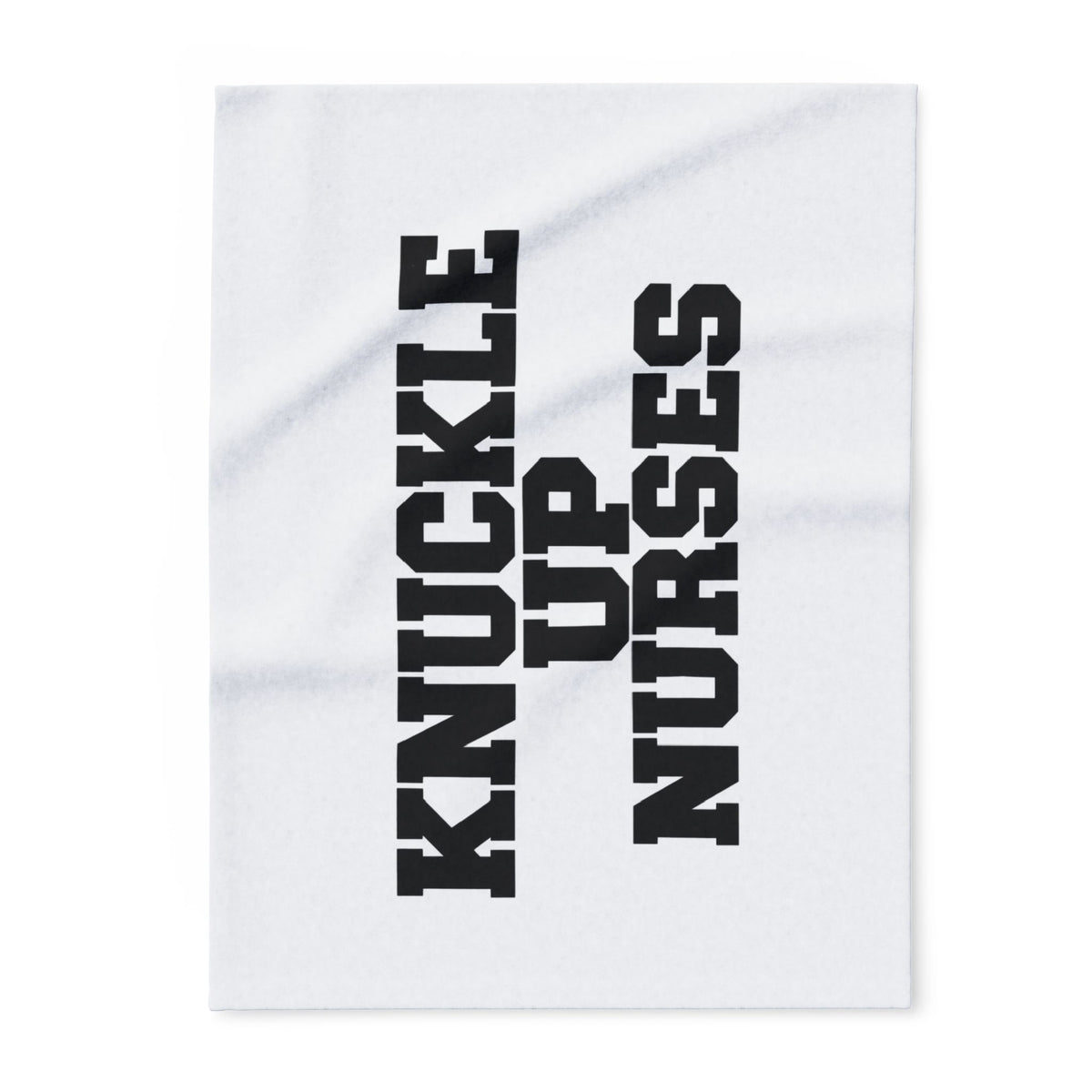 Knuckle Up Nurses Arctic Fleece Lap Blanket