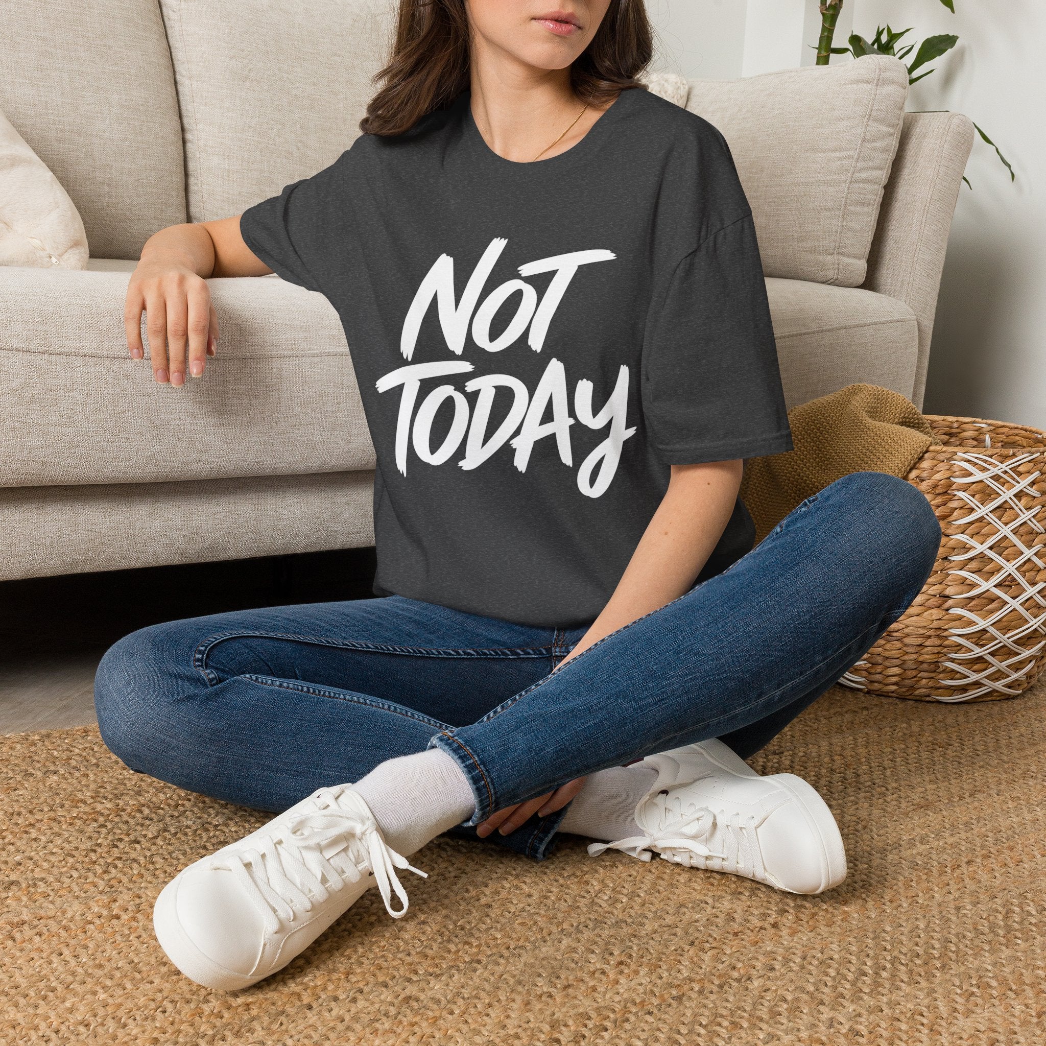 Not Today Unisex Softstyle T-Shirt | Bold Everyday Statement Shirt