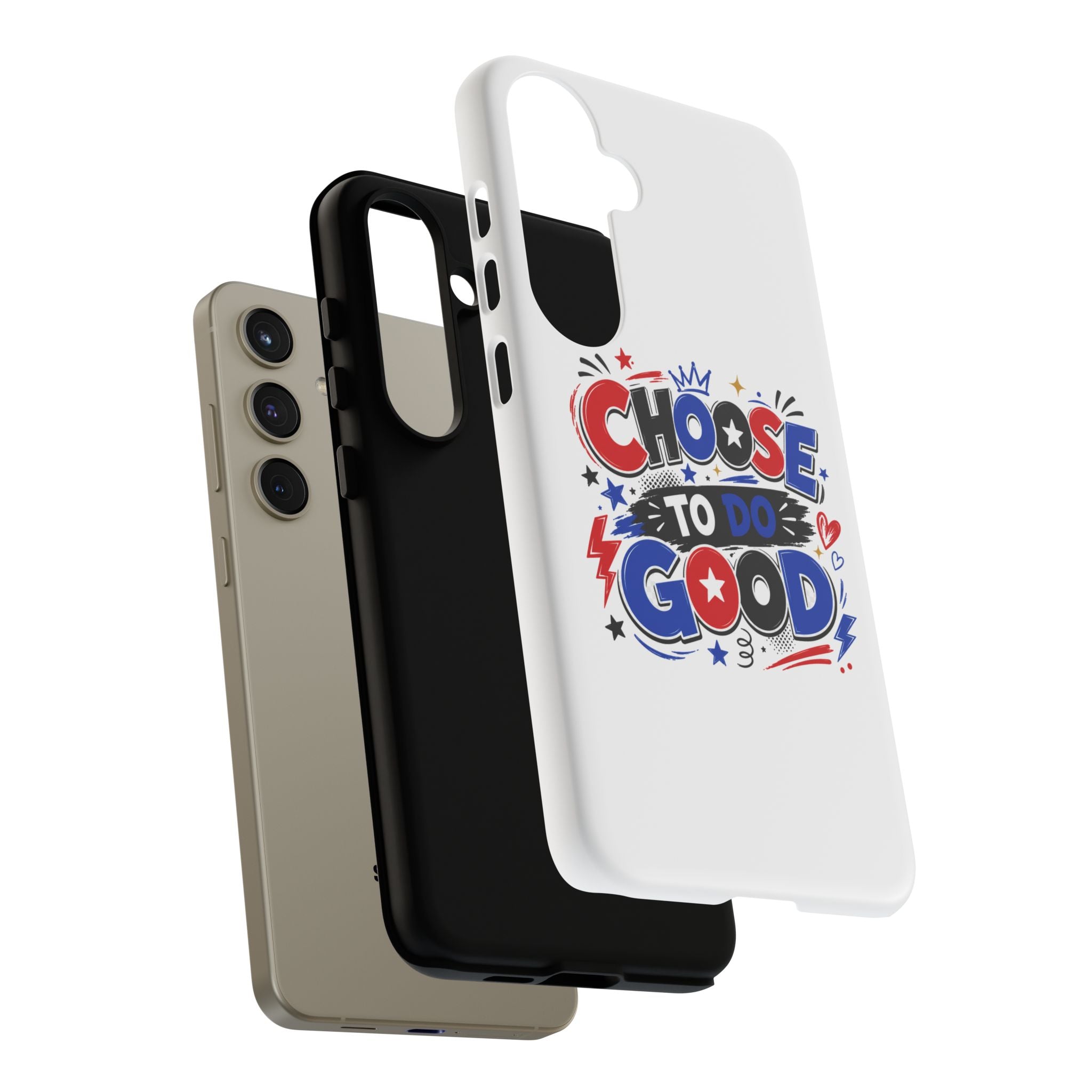 Boys Choose To Do Good Inspirational Tough Phone Case – Glossy or Matte