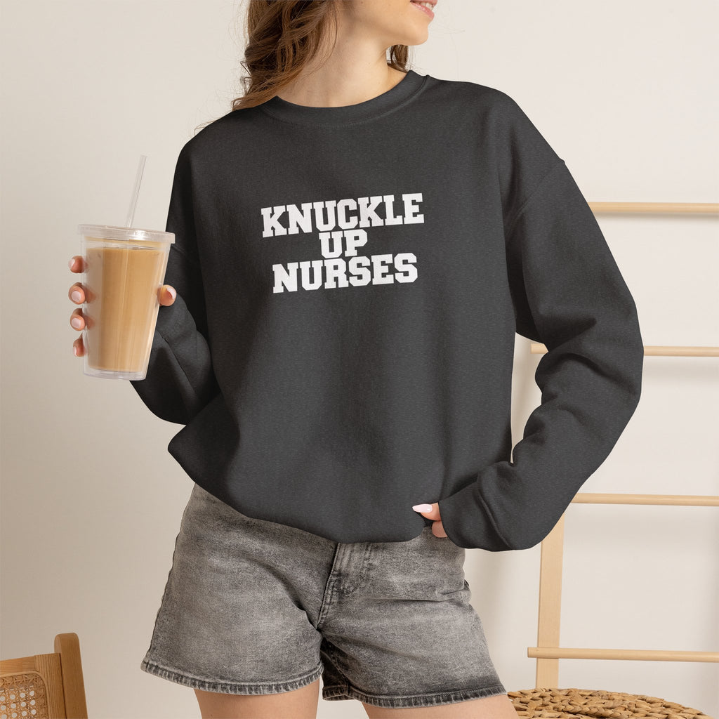 Knuckle Up Nurses Unisex Crewneck Sweatshirt