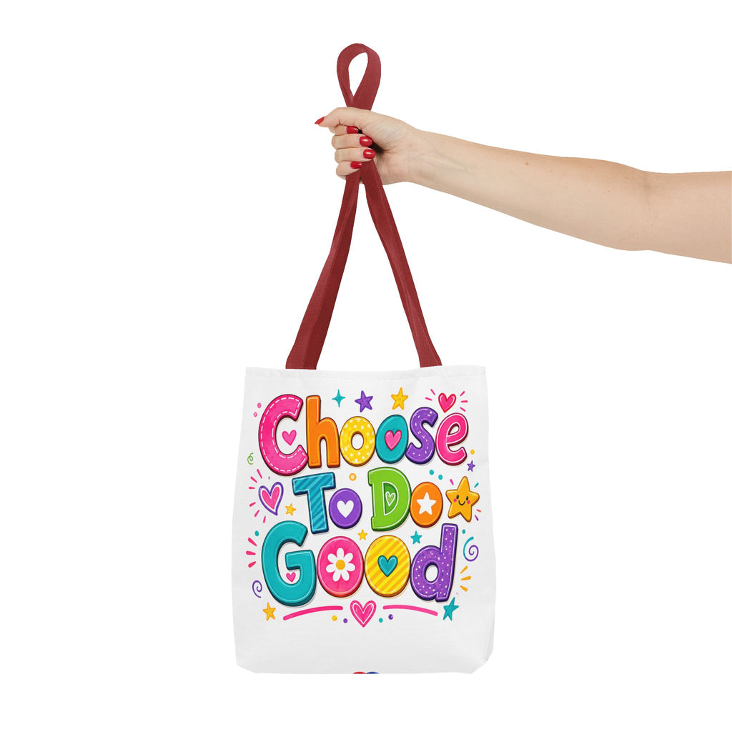 Choose To Do Good Girls Tote Bag | Knuckle Up Kids