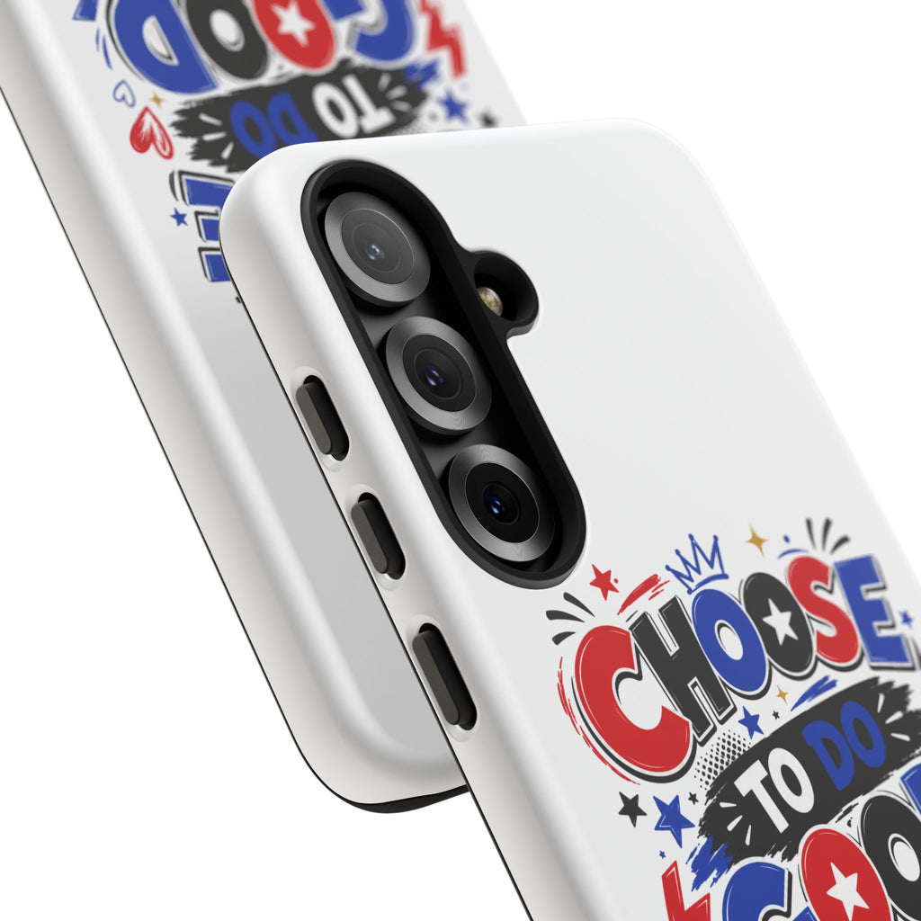 Boys Choose To Do Good Inspirational Tough Phone Case – Glossy or Matte