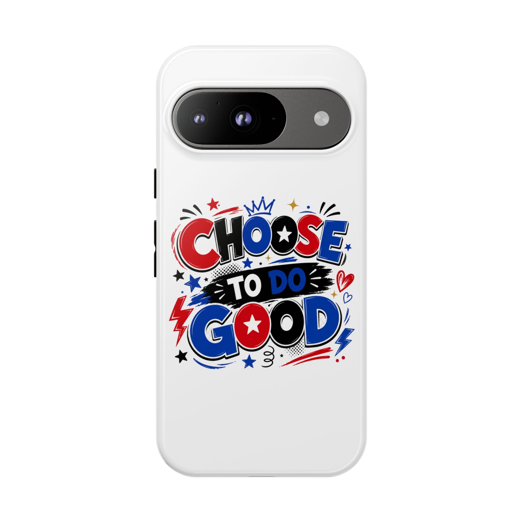 Boys Choose To Do Good Inspirational Tough Phone Case – Glossy or Matte