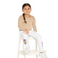 Choose To Do Good Girls Leggings – Colorful Inspirational Kids Leggings, Soft Stretch Play Leggings, Positive Everyday Girls Apparel