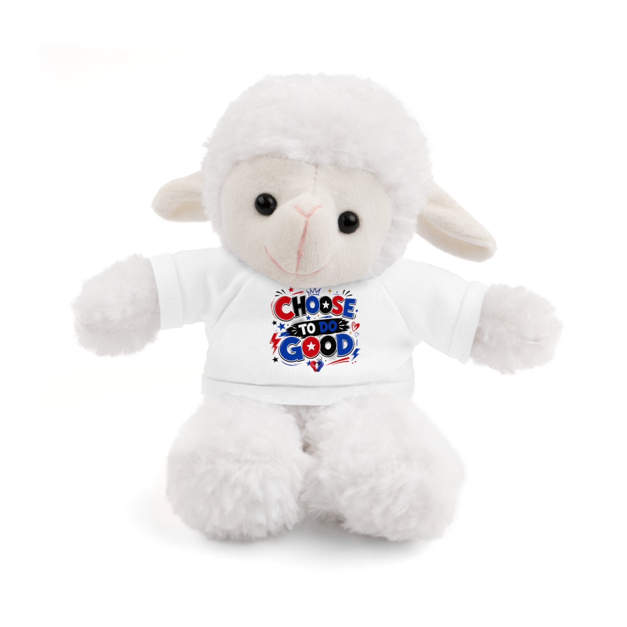 Choose To Do Good Boys Plush Stuffed Animal with T-Shirt – Inspirational Gift for Boys