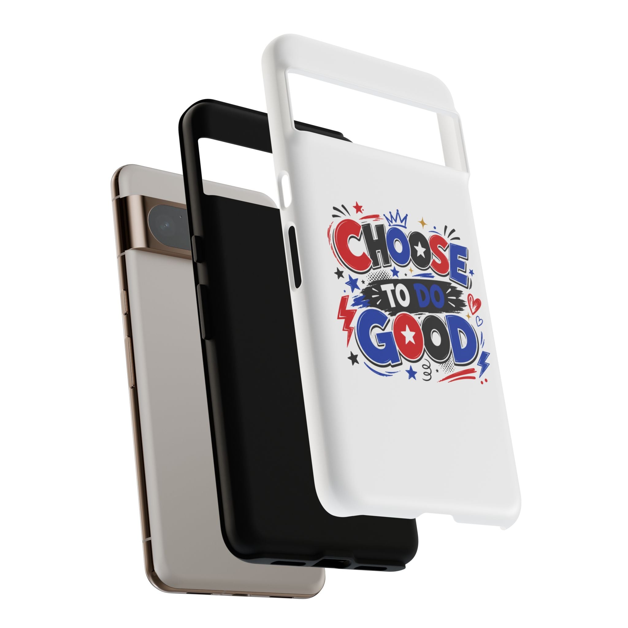 Boys Choose To Do Good Inspirational Tough Phone Case – Glossy or Matte
