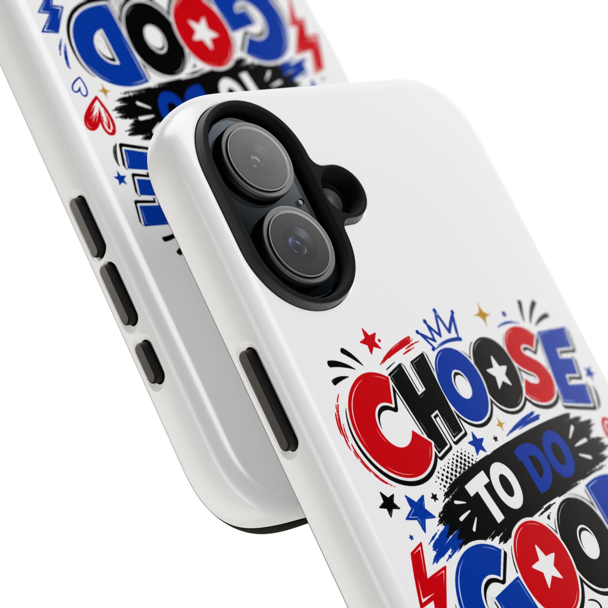 Boys Choose To Do Good Inspirational Glossy Tough Phone Case