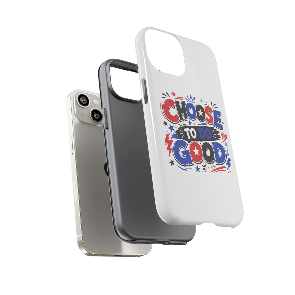 Boys Choose To Do Good Inspirational Tough Phone Case – Glossy or Matte