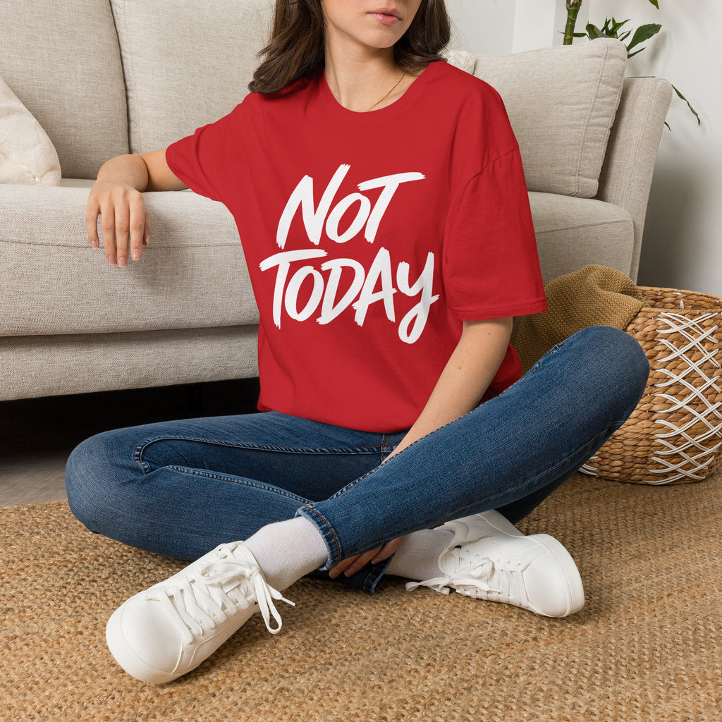 Not Today Unisex Softstyle T-Shirt | Bold Everyday Statement Shirt