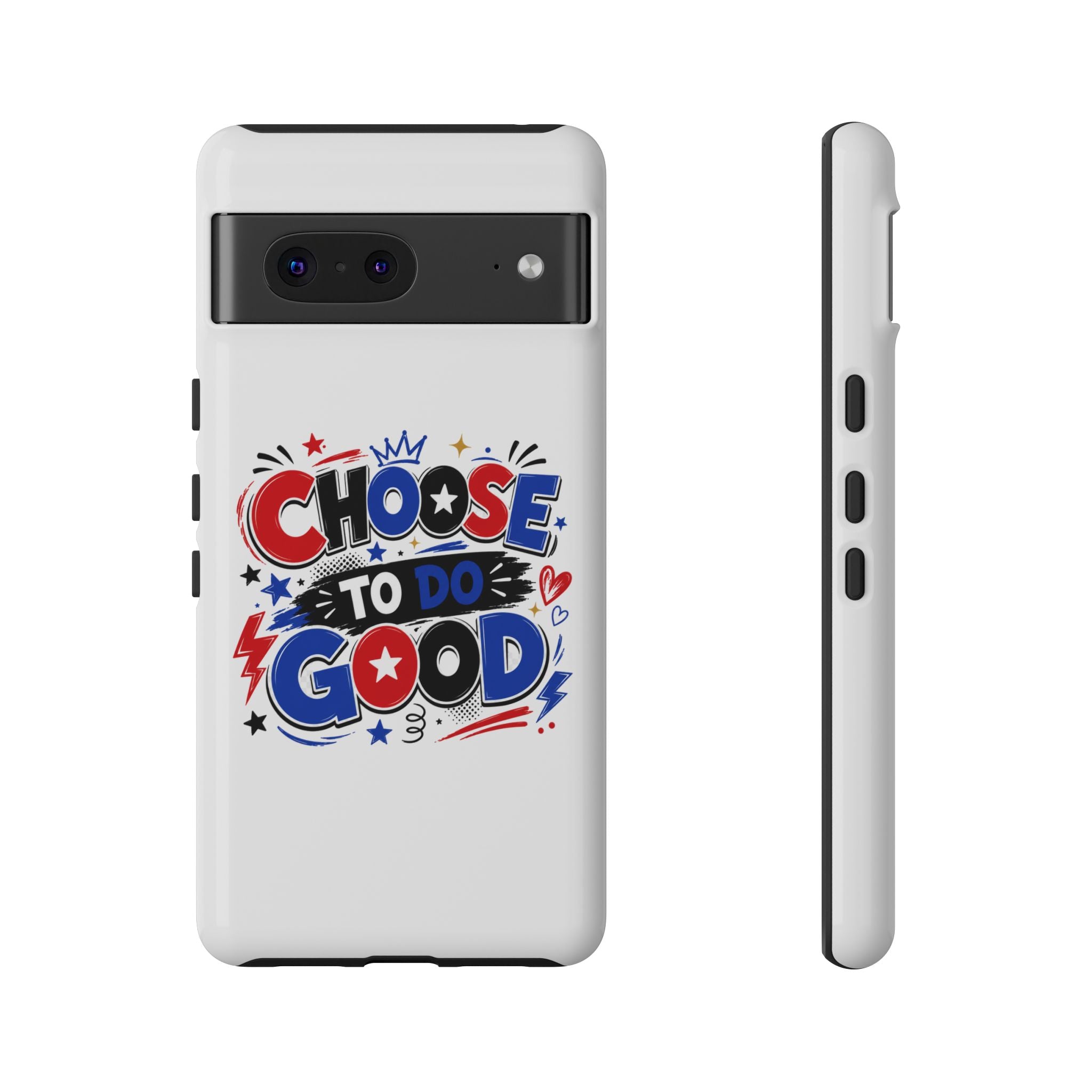 Boys Choose To Do Good Inspirational Tough Phone Case – Glossy or Matte