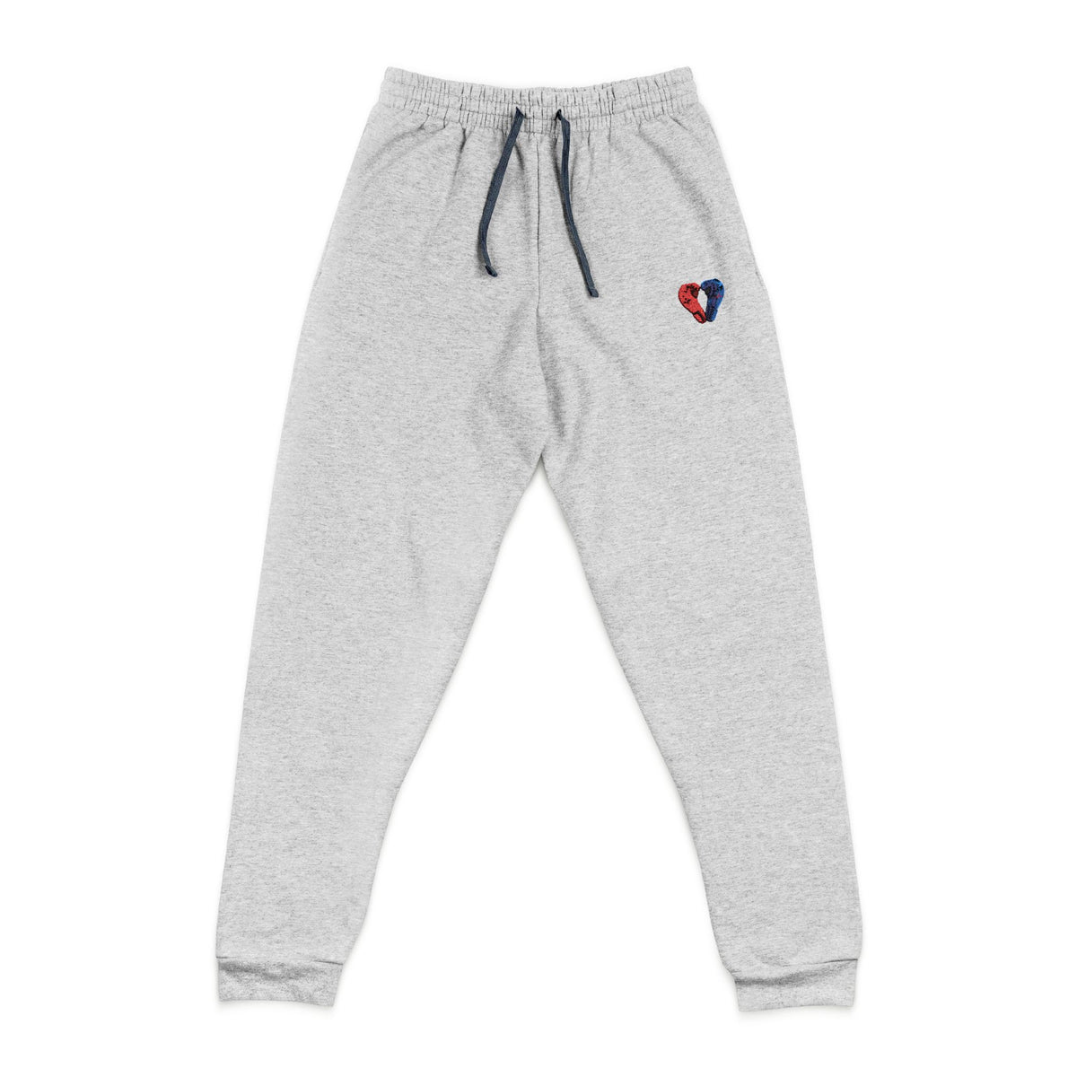 Knuckle Up Nurses Embroidered Unisex Joggers – Heather Gray