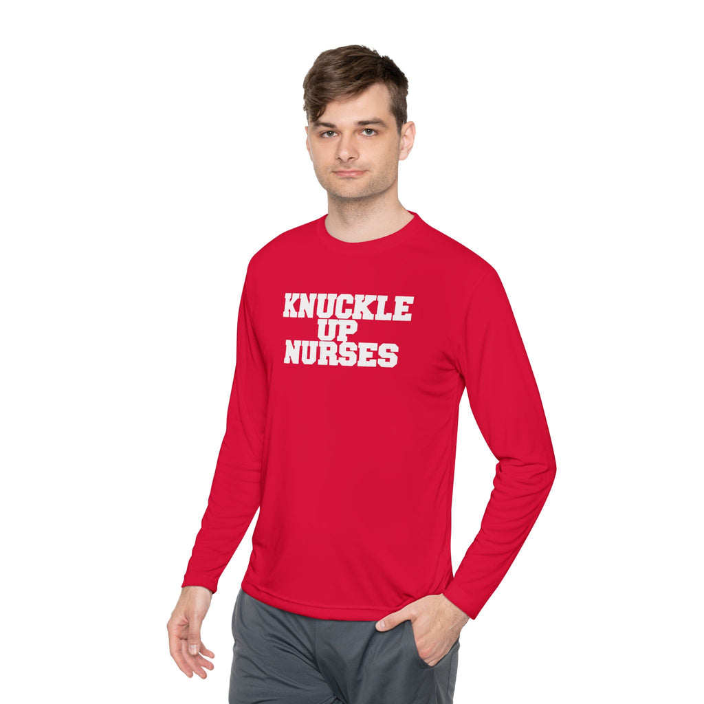 Knuckle Up Nurses Lightweight Performance Long-Sleeve Tee