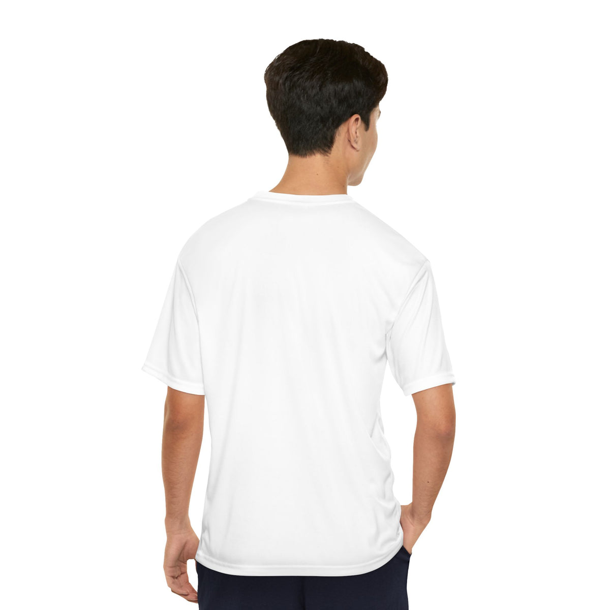 Knuckle Up Nurses Men’s Performance T-Shirt – White and Gold