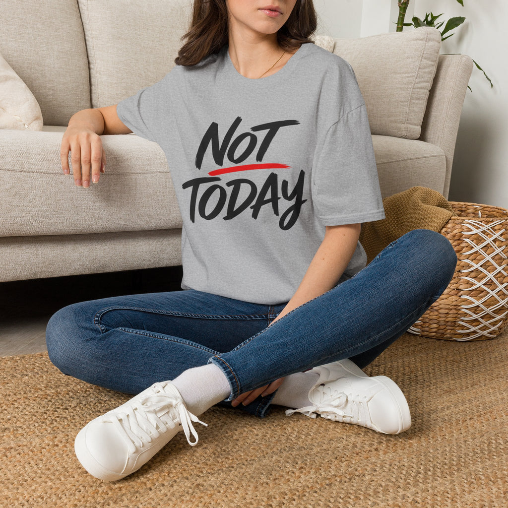 Not Today Unisex Softstyle T-Shirt | Bold Everyday Statement Shirt
