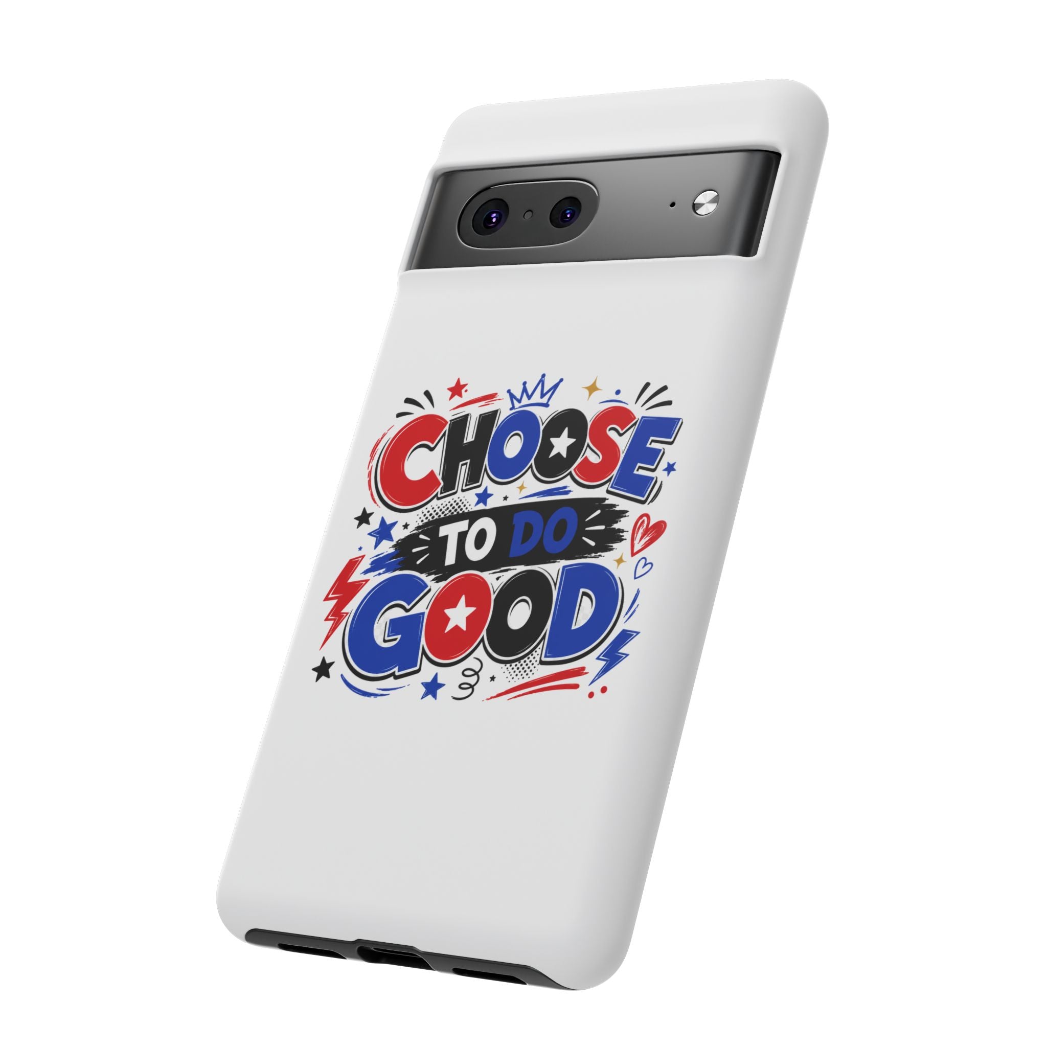 Boys Choose To Do Good Inspirational Tough Phone Case – Glossy or Matte