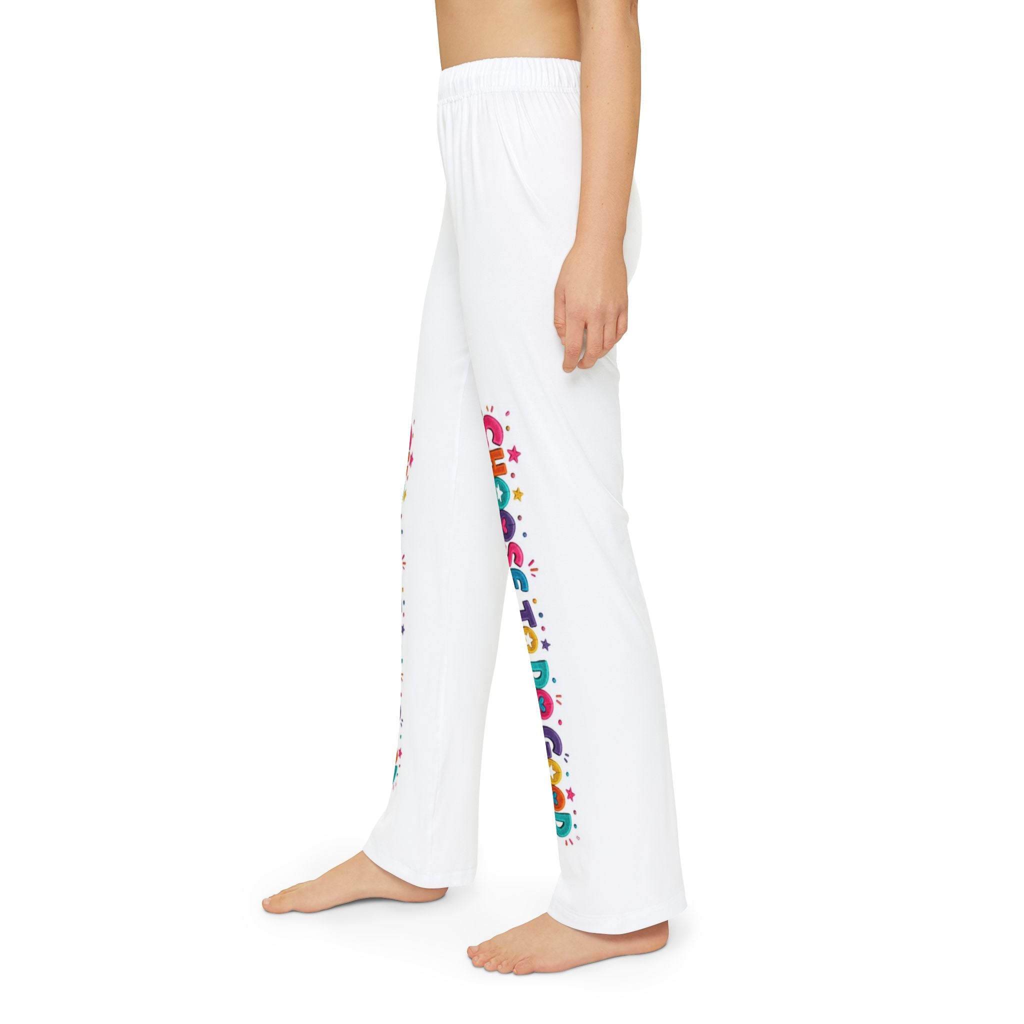 Choose To Do Good Kids Lounge Pants – Colorful Graphic