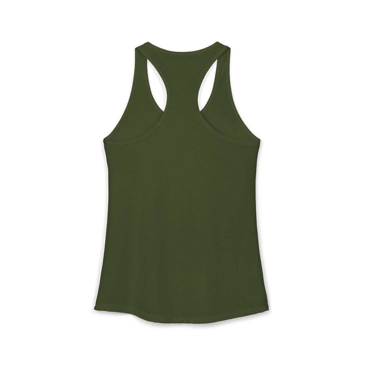 Not Today Women’s Racerback Workout Tank – White Lettering