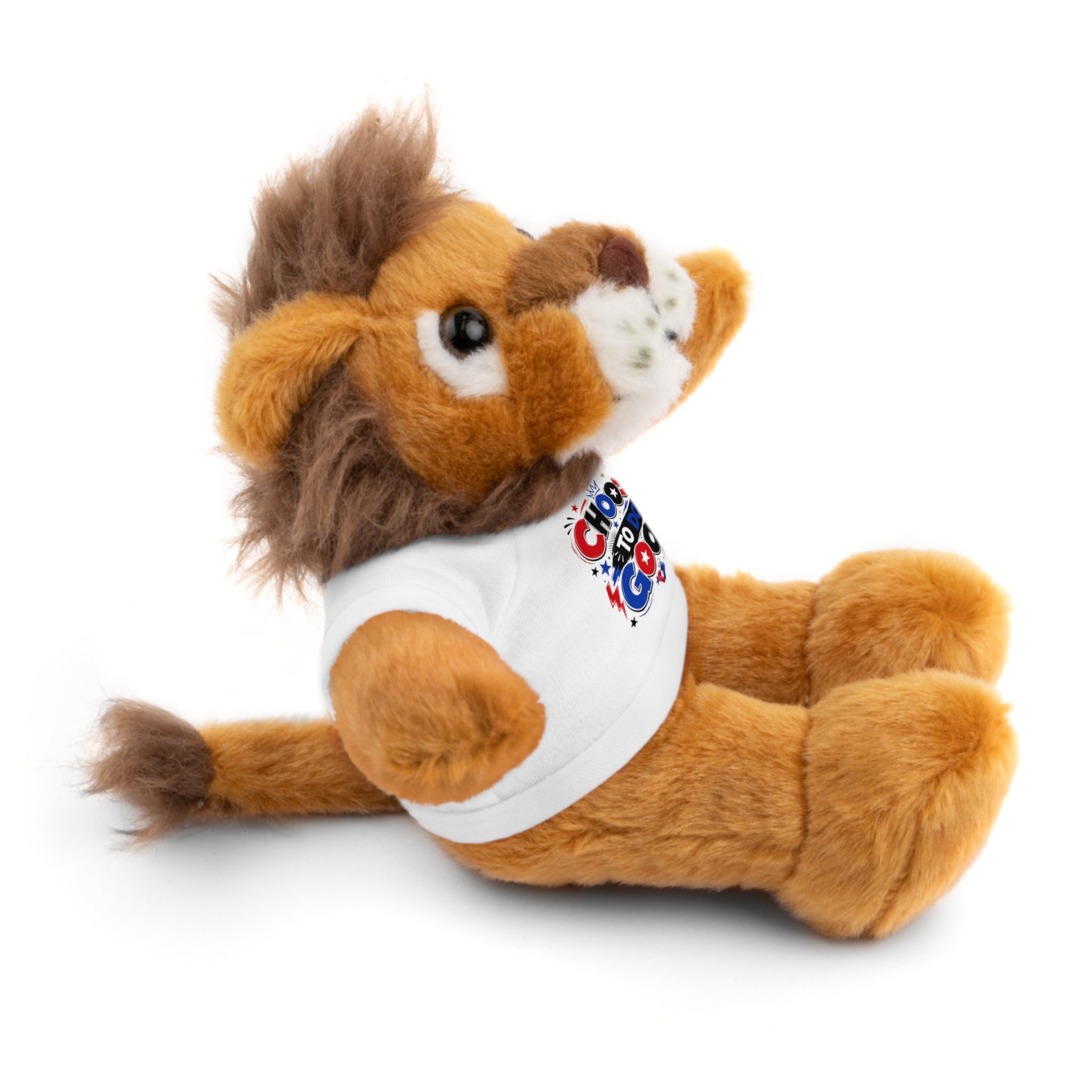 Choose To Do Good Boys Plush Stuffed Animal with T-Shirt – Inspirational Gift for Boys