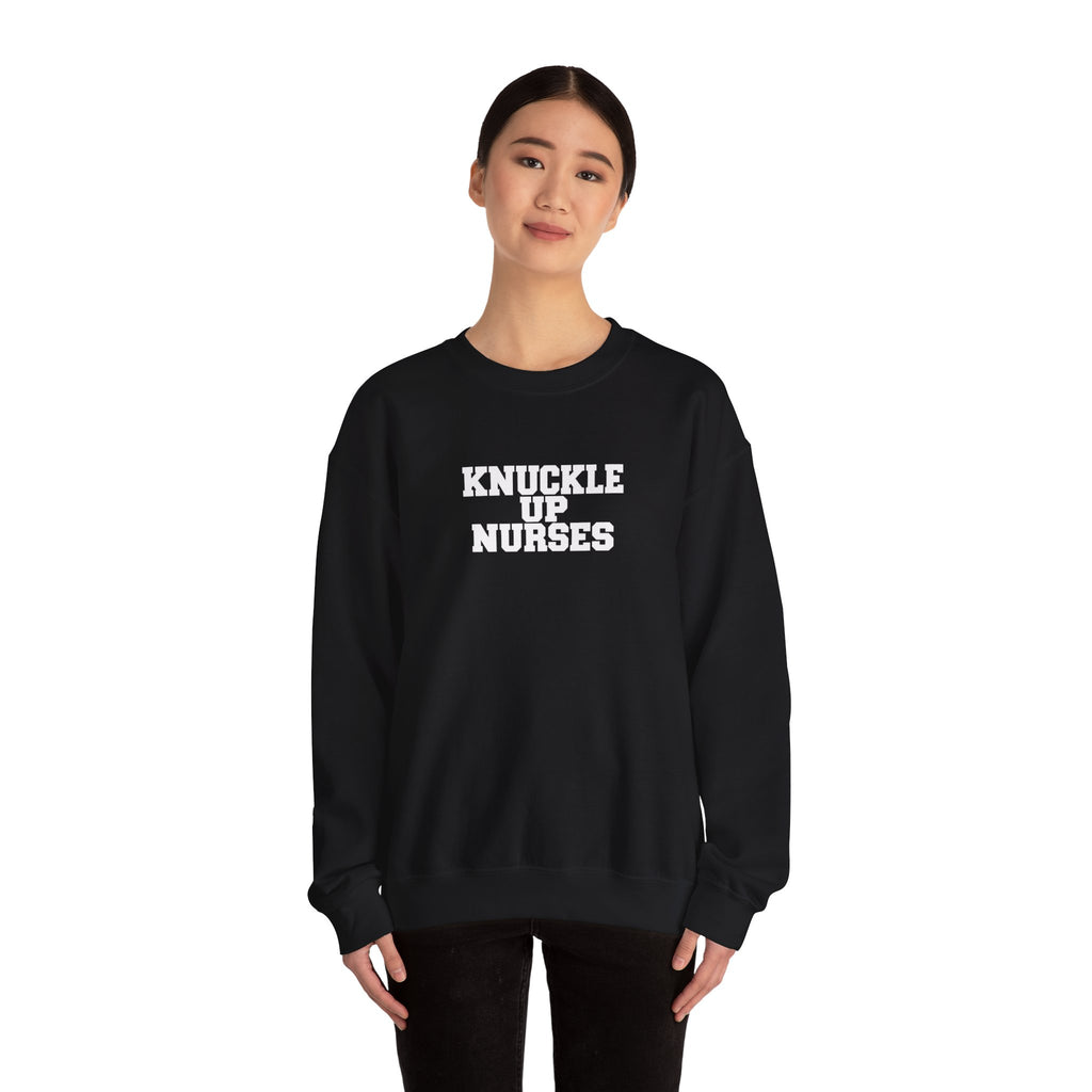 Knuckle Up Nurses Unisex Crewneck Sweatshirt