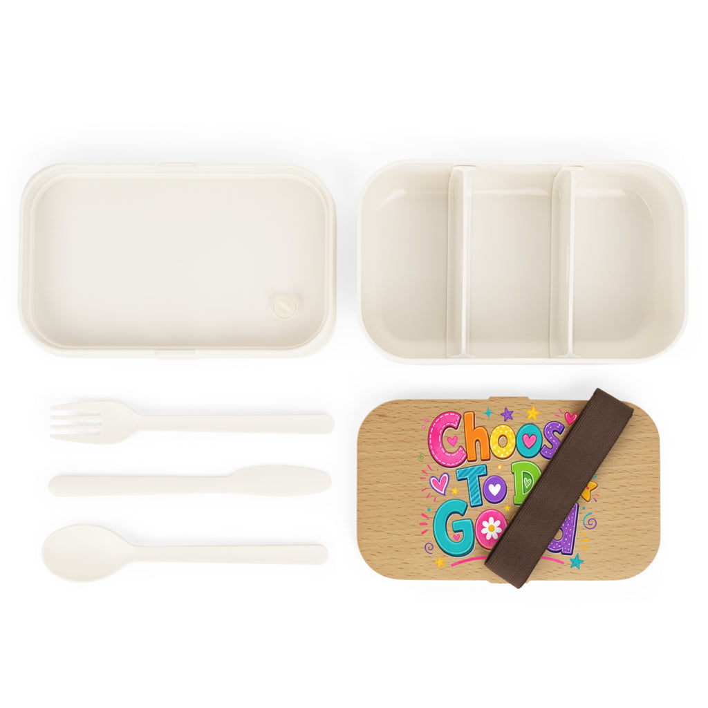 Choose To Do Good Girls Bento Lunch Box – Kids Back-to-School Lunch Container