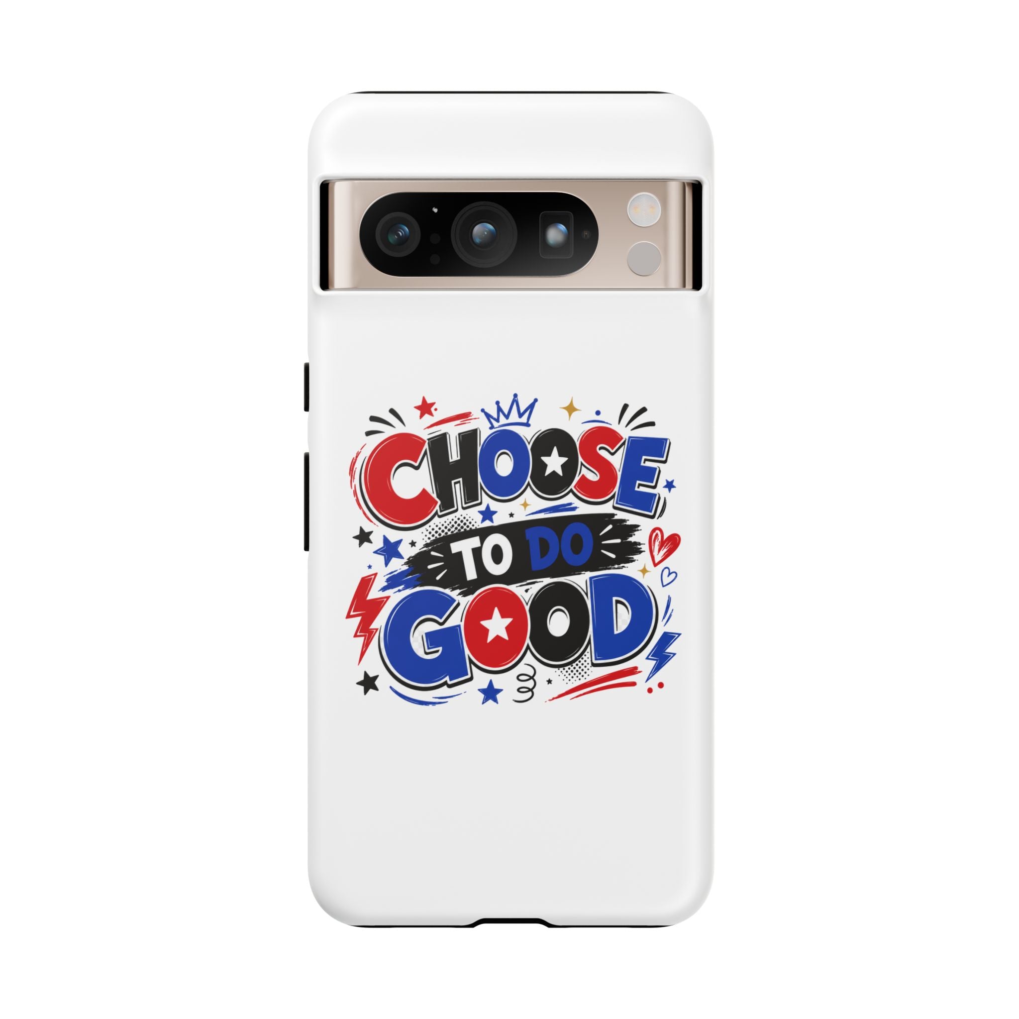 Boys Choose To Do Good Inspirational Tough Phone Case – Glossy or Matte