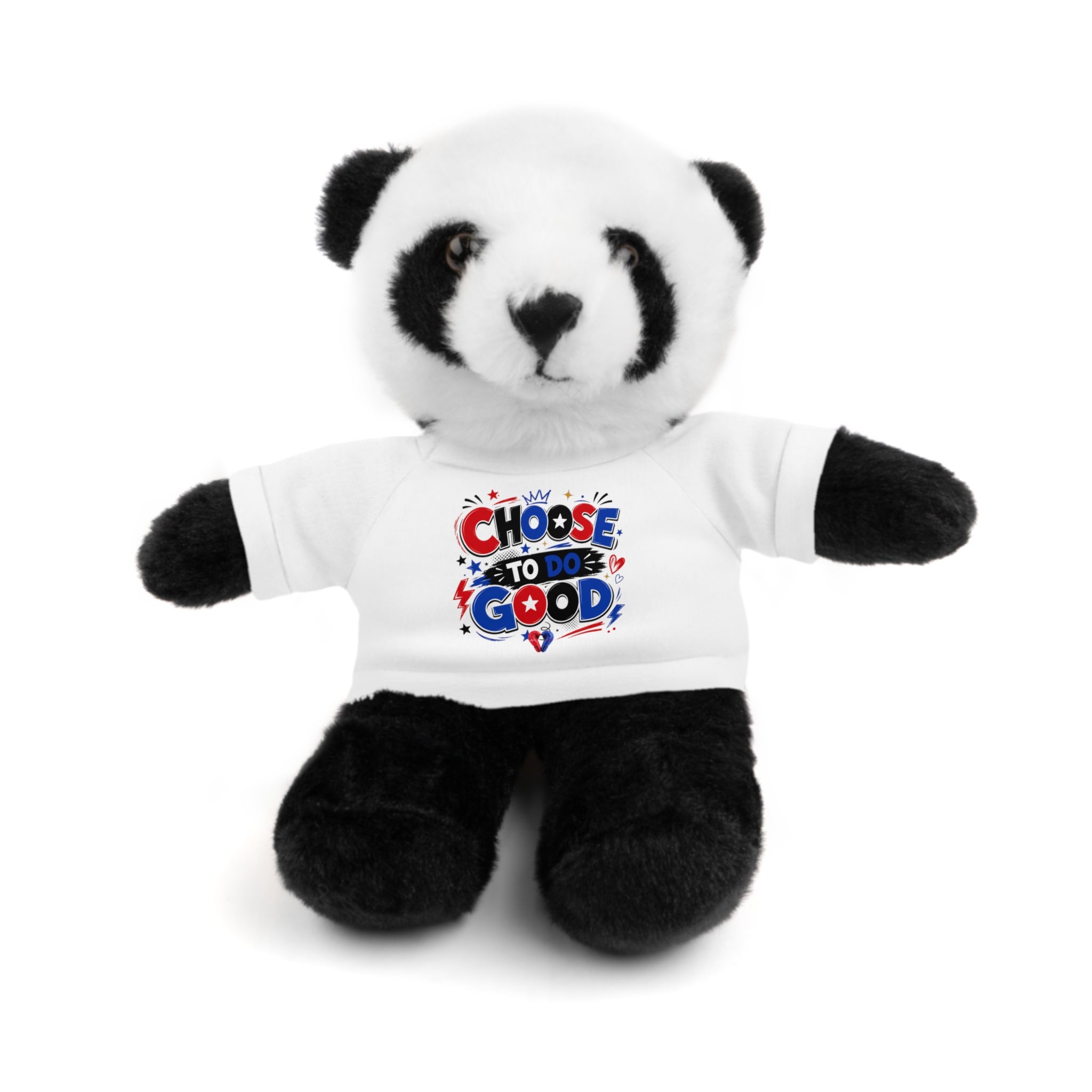 Choose To Do Good Boys Plush Stuffed Animal with T-Shirt – Inspirational Gift for Boys