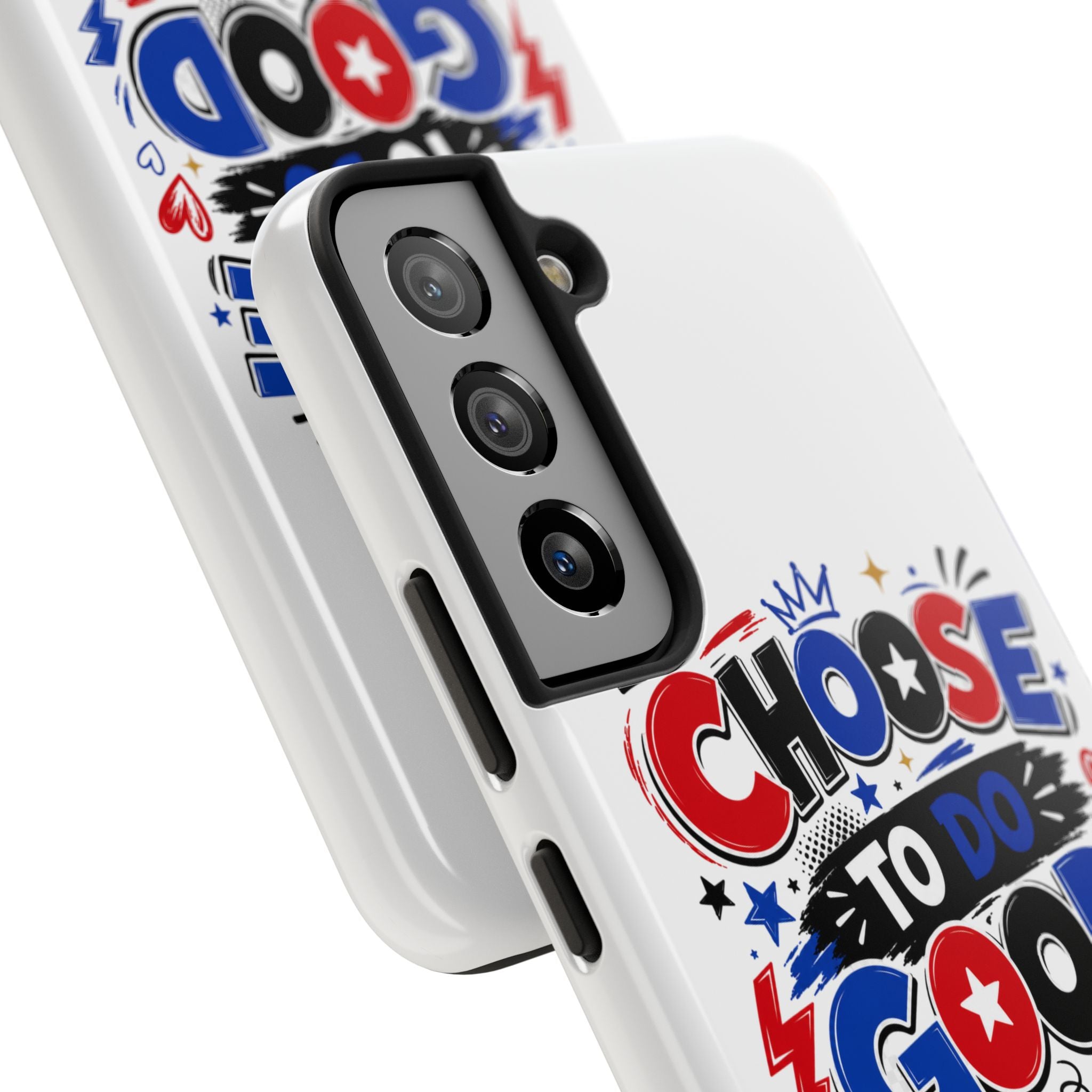 Boys Choose To Do Good Inspirational Glossy Tough Phone Case
