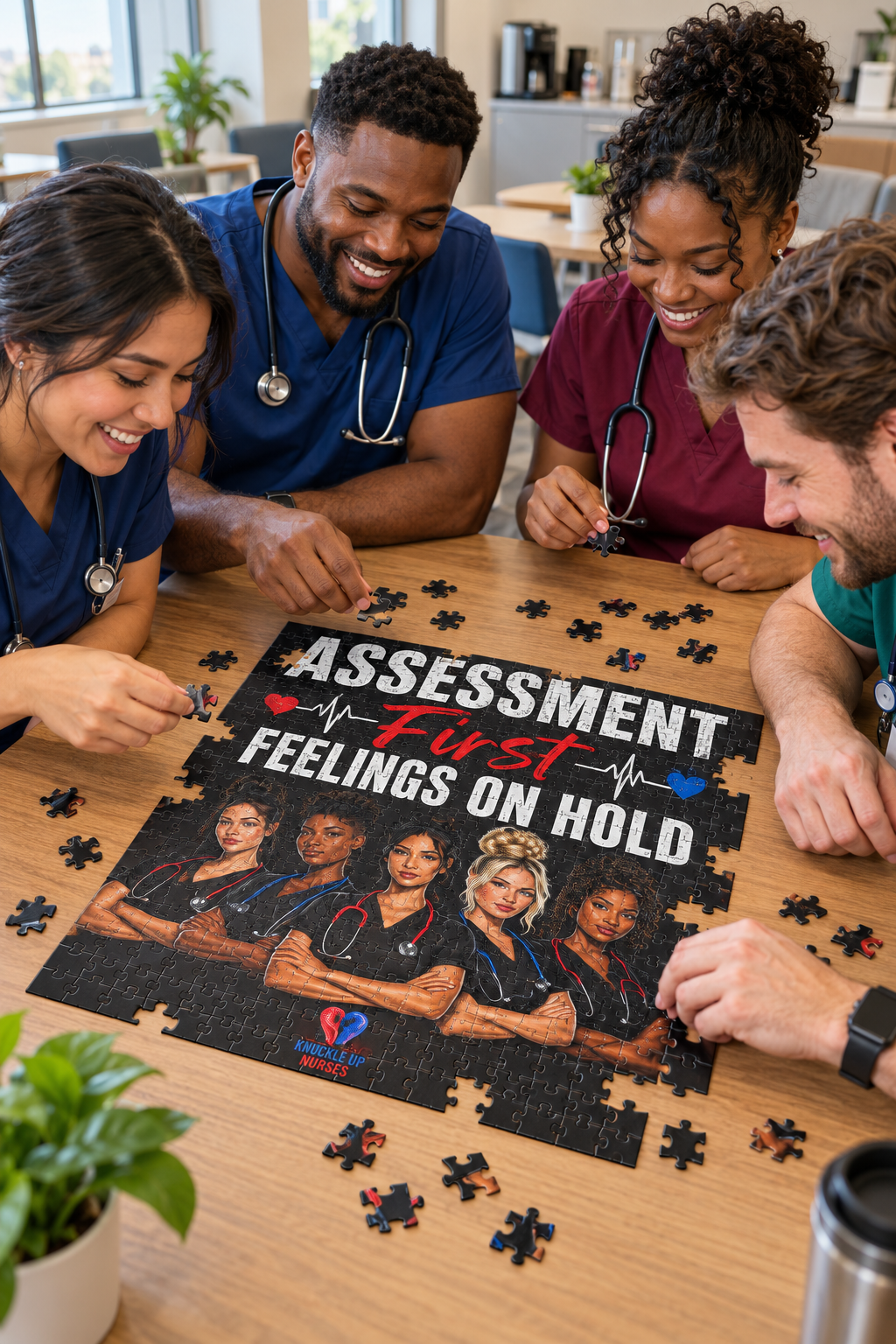 Assessment First, Feelings on Hold 110-Piece Nurse Puzzle