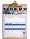 Plan of Care – Weekly Overview Planner (Digital Fillable) – DIGITAL DOWNLOAD (Printable Wall Art)