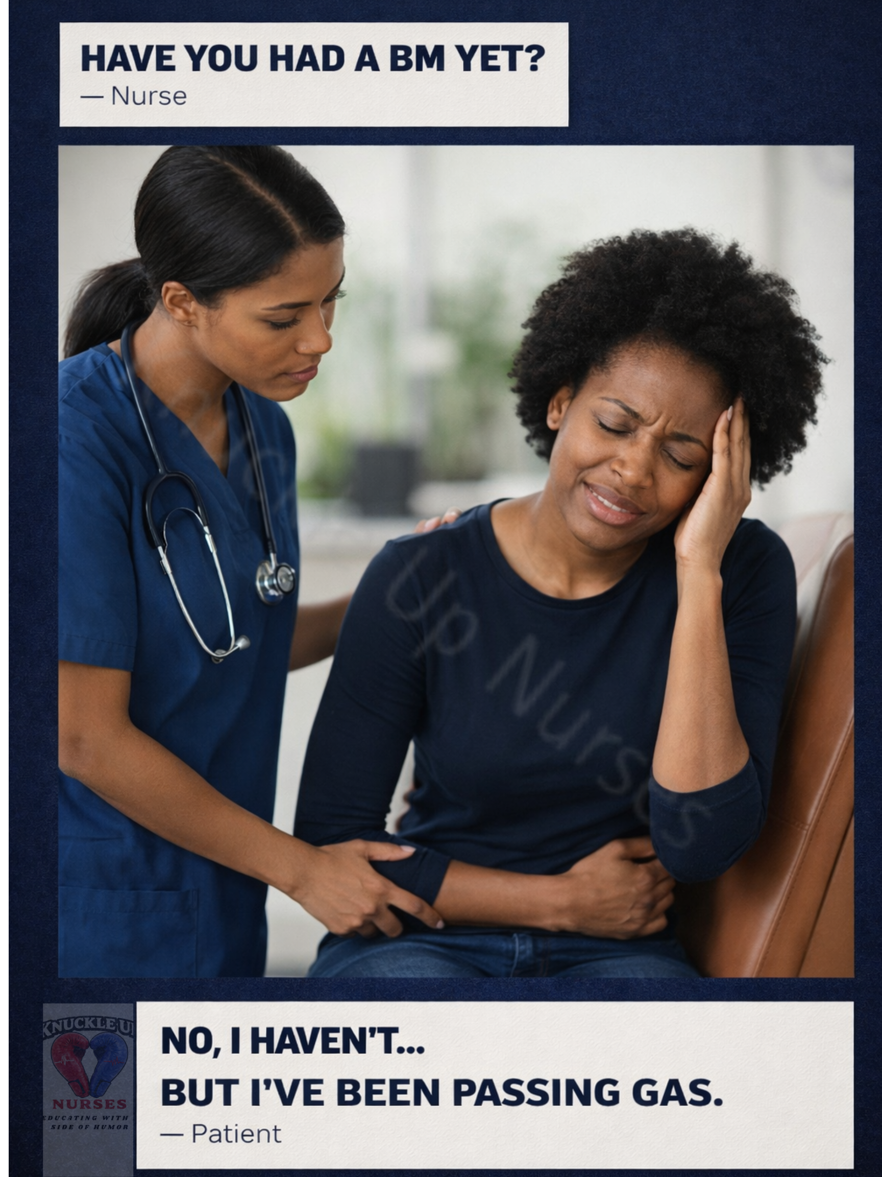 “Have You Had a BM Yet?” – Nurse Humor Poster – DIGITAL DOWNLOAD (Printable Wall Art)