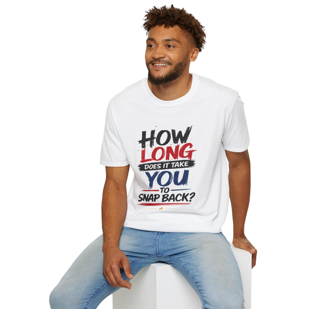 How Long Does It Take You to Snap Back? | Knuckle Up Nurses Graphic T-Shirt